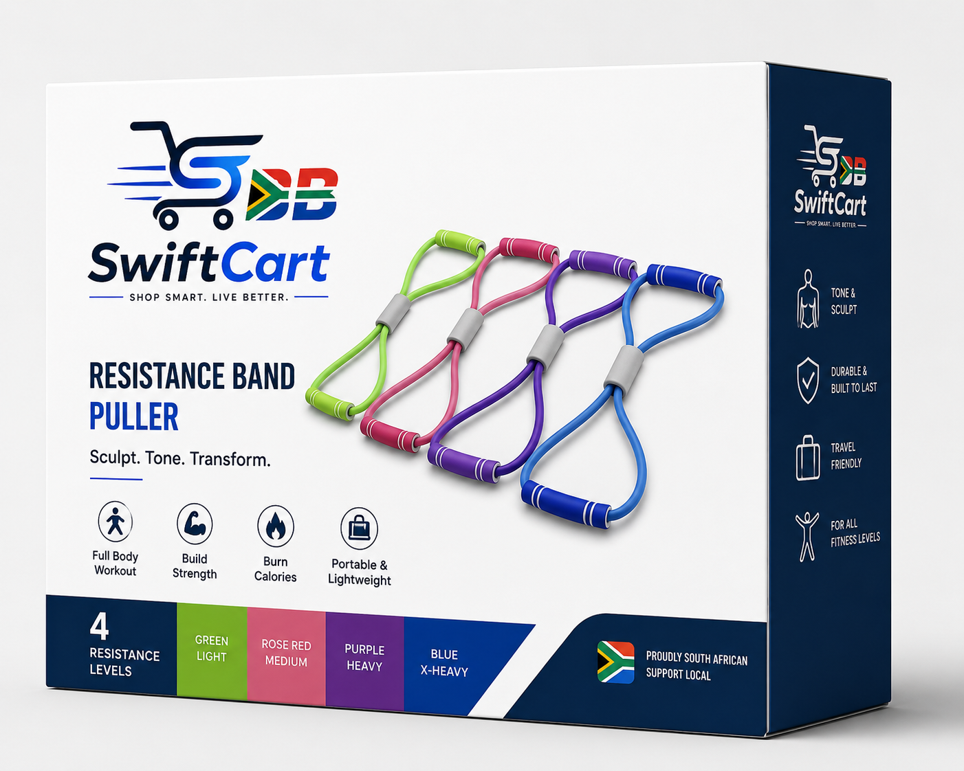 SwiftCartBB BodySculpt Resistance Band Puller