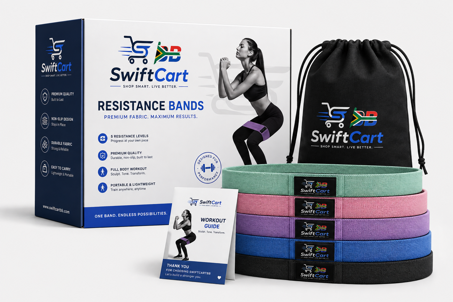 SwiftCartBB BodySculpt Bands (Resistance Bands)